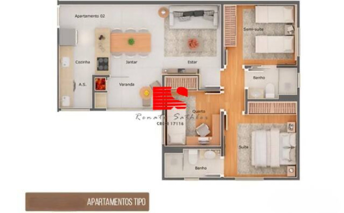 Imagem Apartamento com 3 Quartos à Venda, 68 m² em Sagrada Família - Belo Horizonte