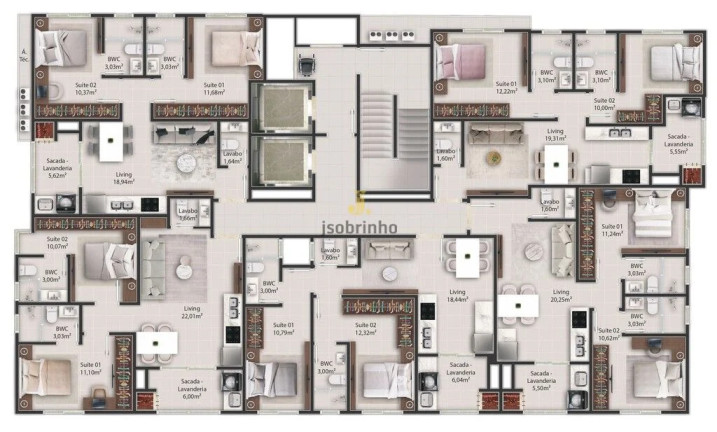 Imagem Apartamento com 2 Quartos à Venda, 64 m² em Morretes - Itapema Imagem Apartamento com 2 Quartos à Venda, 64 m² em Morretes - Itapema