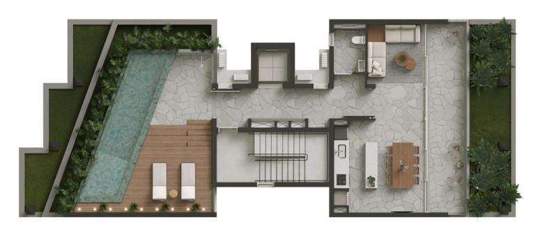 Imagem Cobertura com 1 Quarto à Venda, 52 m² em Rio Branco - Porto Alegre Imagem Cobertura com 1 Quarto à Venda, 52 m² em Rio Branco - Porto Alegre