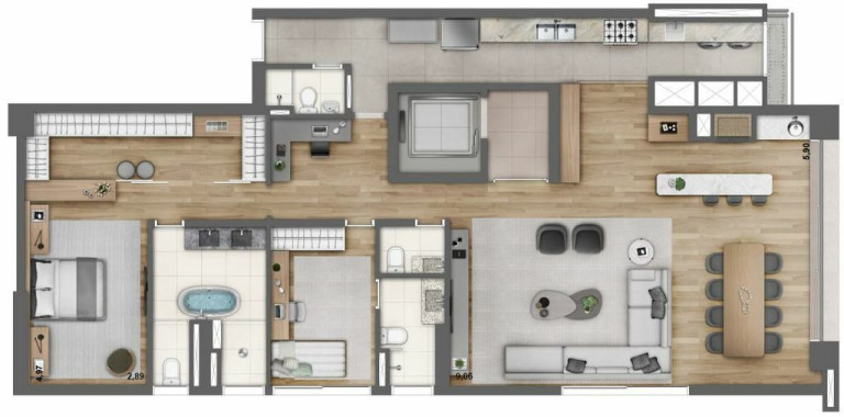 Imagem Apartamento com 3 Quartos à Venda, 168 m² em Pinheiros - São Paulo