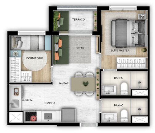 Imagem Apartamento com 2 Quartos à Venda, 41 m² em Vila Guarani (z Sul) - São Paulo Imagem Apartamento com 2 Quartos à Venda, 41 m² em Vila Guarani (z Sul) - São Paulo