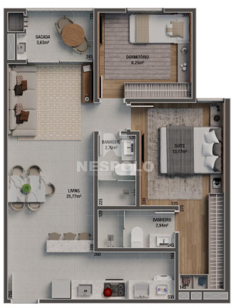 Imagem Apartamento com 1 Quarto à Venda, 64 m² em Vila Operaria - Itajai Imagem Apartamento com 1 Quarto à Venda, 64 m² em Vila Operaria - Itajai