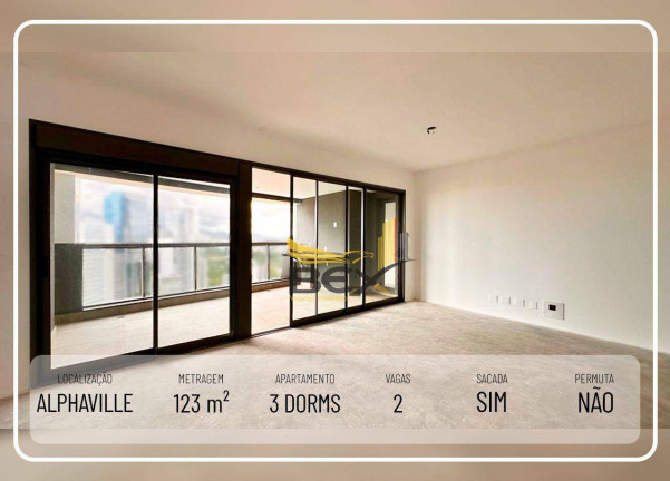 Imagem Apartamento com 3 Quartos à Venda, 123 m² em Alphaville Empresarial - Barueri Imagem Apartamento com 3 Quartos à Venda, 123 m² em Alphaville Empresarial - Barueri