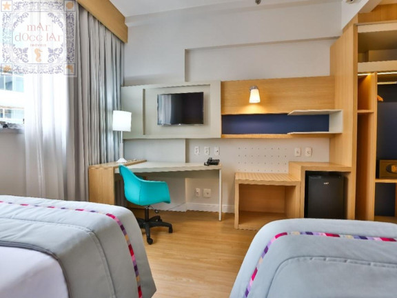Flat com 1 Quarto à Venda, 25 m² em Pompéia - Santos