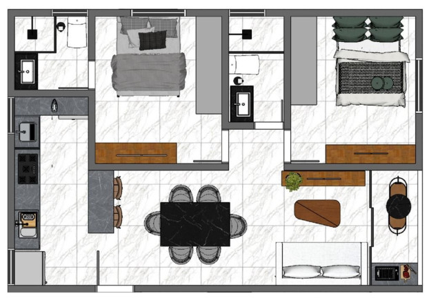 Imagem Apartamento com 3 Quartos à Venda, 76 m² em Bessa - João Pessoa Imagem Apartamento com 3 Quartos à Venda, 76 m² em Bessa - João Pessoa