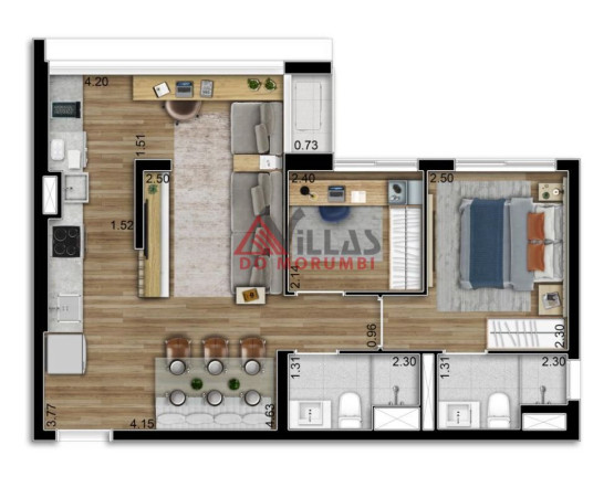 Imagem Apartamento com 1 Quarto à Venda, 25 m² em Morumbi - São Paulo Imagem Apartamento com 1 Quarto à Venda, 25 m² em Morumbi - São Paulo