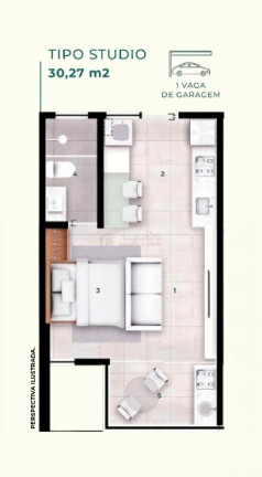 Imagem Flat com 1 Quarto à Venda, 30 m² em Muro Alto - Ipojuca Imagem Flat com 1 Quarto à Venda, 30 m² em Muro Alto - Ipojuca