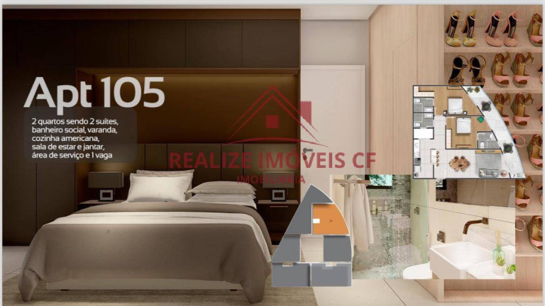 Imagem Apartamento com 2 Quartos à Venda, 60 m² em Nova Sao Pedro - São Pedro Da Aldeia