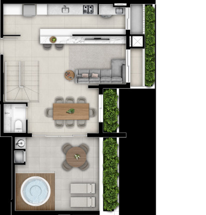 Imagem Apartamento com 2 Quartos à Venda, 68 m² em Cabral - Curitiba