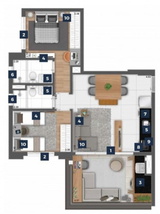 Imagem Apartamento com 3 Quartos à Venda, 120 m² em Chácara Santo Antônio (zona Sul) - São Paulo Imagem Apartamento com 3 Quartos à Venda, 120 m² em Chácara Santo Antônio (zona Sul) - São Paulo