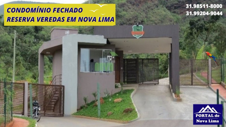 Imagem Terreno à Venda, 848 m² em Veredas Reserva - Nova Lima
