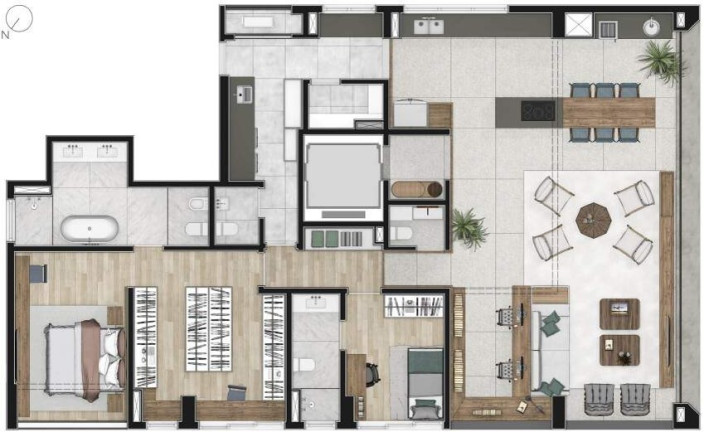 Imagem Apartamento com 2 Quartos à Venda, 137 m² em Pinheiros - São Paulo