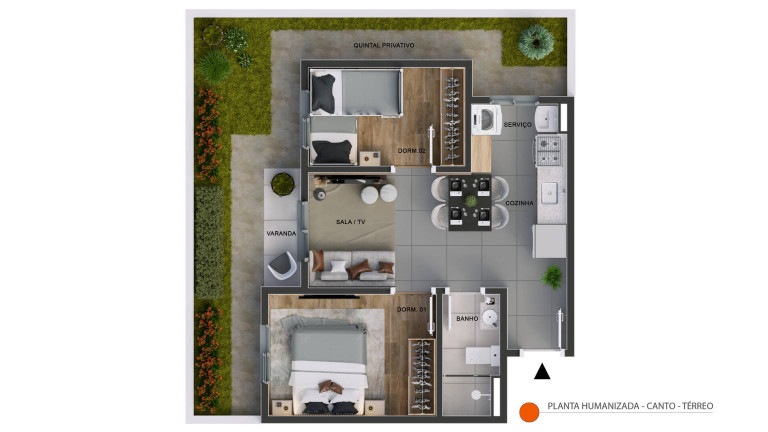 Imagem Apartamento com 2 Quartos à Venda, 40 m² em Residencial Parque Da Fazenda - Campinas