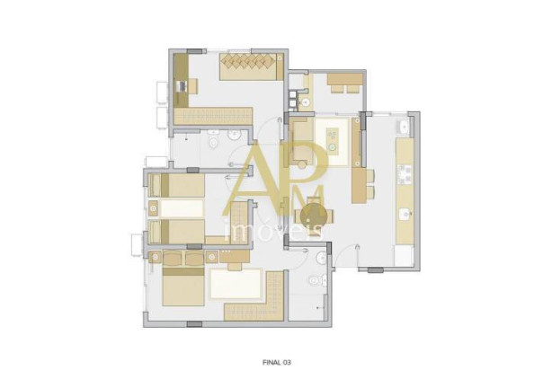 Imagem Apartamento com 3 Quartos à Venda, 69 m² em Nova Palhoça - Palhoça Imagem Apartamento com 3 Quartos à Venda, 69 m² em Nova Palhoça - Palhoça
