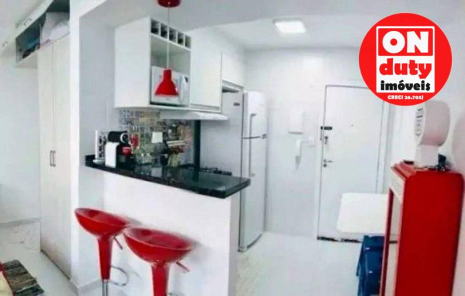 Imagem Kitnet com 1 Quarto à Venda, 20 m² em Itararé - São Vicente Imagem Kitnet com 1 Quarto à Venda, 20 m² em Itararé - São Vicente