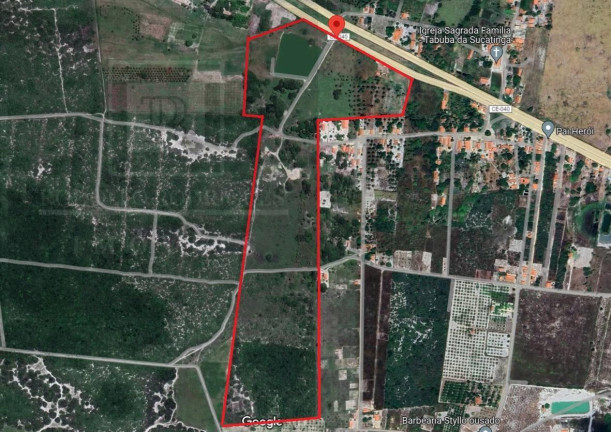 Terreno à Venda, 244.858 m² em Sucatinga - Beberibe
