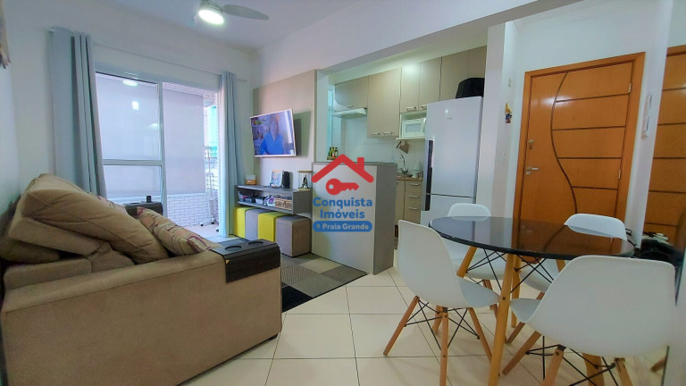 Imagem Apartamento com 2 Quartos à Venda, 55 m² em Guilhermina - Praia Grande