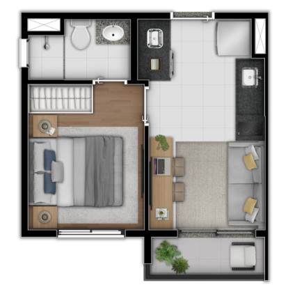 Imagem Apartamento com 1 Quarto à Venda, 25 m² em Vila Olímpia - São Paulo Imagem Apartamento com 1 Quarto à Venda, 25 m² em Vila Olímpia - São Paulo