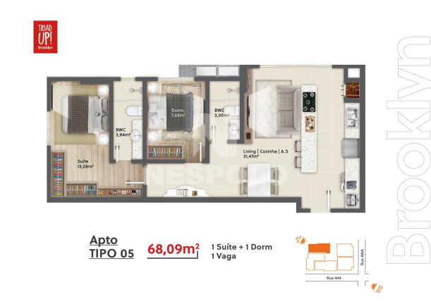 Imagem Apartamento com 1 Quarto à Venda, 70 m² em Morretes - Itapema Imagem Apartamento com 1 Quarto à Venda, 70 m² em Morretes - Itapema