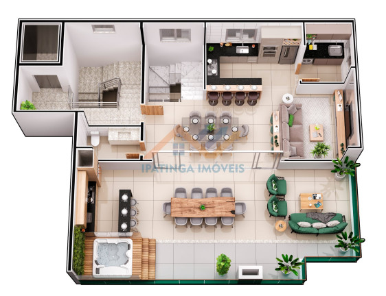 Imagem Cobertura com 4 Quartos à Venda, 212 m² em Bom Retiro - Ipatinga Imagem Cobertura com 4 Quartos à Venda, 212 m² em Bom Retiro - Ipatinga