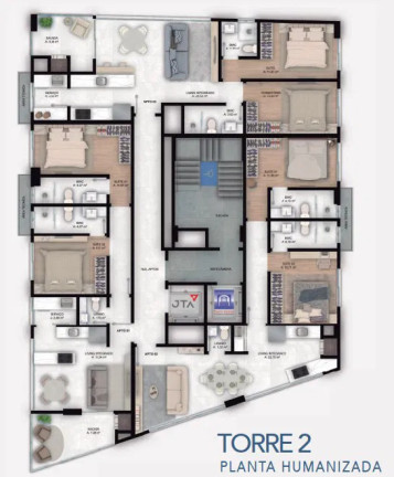 Imagem Apartamento com 2 Quartos à Venda, 76 m² em Perequê - Porto Belo