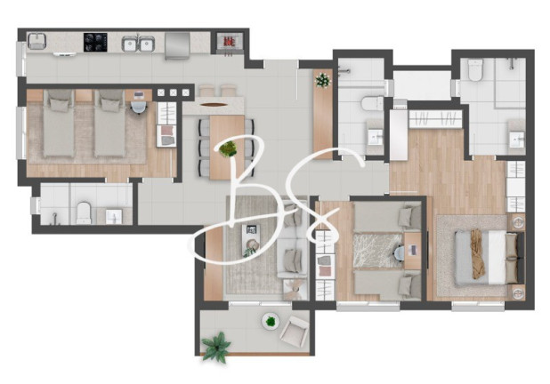 Imagem Apartamento com 2 Quartos à Venda, 68 m² em Floresta - Gramado Imagem Apartamento com 2 Quartos à Venda, 68 m² em Floresta - Gramado
