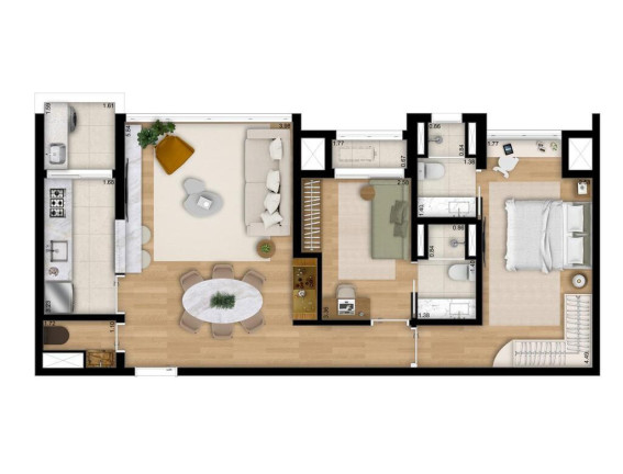 Imagem Apartamento com 2 Quartos à Venda, 81 m² em Pinheiros - São Paulo