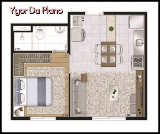 Imagem Apartamento com 1 Quarto à Venda, 29 m² em Vila Ema - São Paulo Imagem Apartamento com 1 Quarto à Venda, 29 m² em Vila Ema - São Paulo