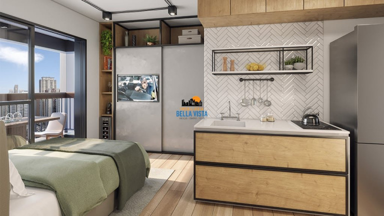 Imagem Apartamento com 1 Quarto à Venda,  em Brooklin Paulista - São Paulo