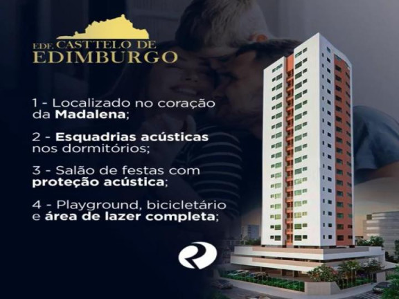 Imagem Apartamento com 2 Quartos à Venda, 45 m² em Madalena - Recife