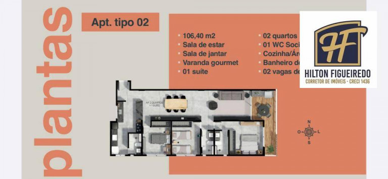 Imagem Apartamento com 3 Quartos à Venda, 100 m² em Camboinha - Cabedelo Imagem Apartamento com 3 Quartos à Venda, 100 m² em Camboinha - Cabedelo
