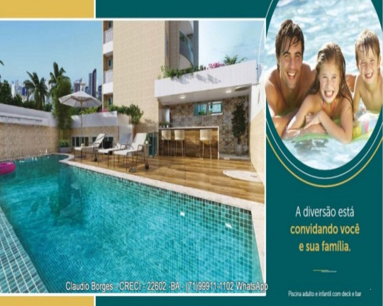 Imagem Apartamento com 2 Quartos à Venda, 72 m² em Caminho Das árvores - Salvador Imagem Apartamento com 2 Quartos à Venda, 72 m² em Caminho Das árvores - Salvador