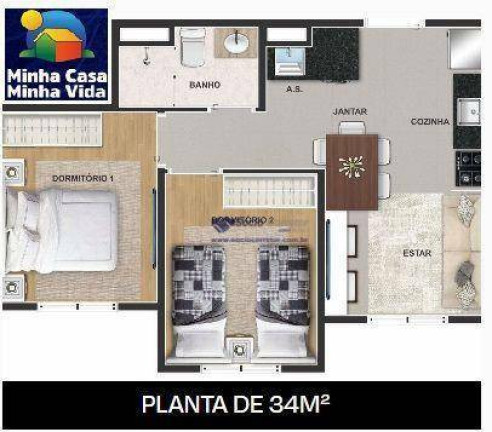 Imagem Apartamento com 2 Quartos à Venda, 34 m² em Pimentas - Guarulhos Imagem Apartamento com 2 Quartos à Venda, 34 m² em Pimentas - Guarulhos
