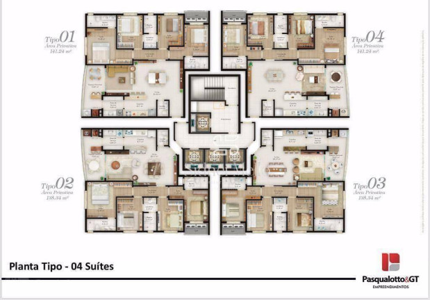 Imagem Apartamento com 4 Quartos à Venda, 141 m² em 2 Quadra Centro - Balneário Camboriú