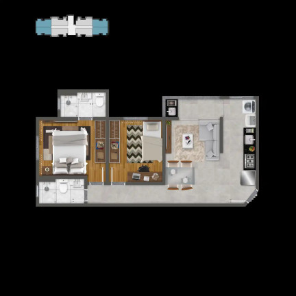 Imagem Apartamento com 2 Quartos à Venda, 54 m² em Fernão Dias - Belo Horizonte Imagem Apartamento com 2 Quartos à Venda, 54 m² em Fernão Dias - Belo Horizonte