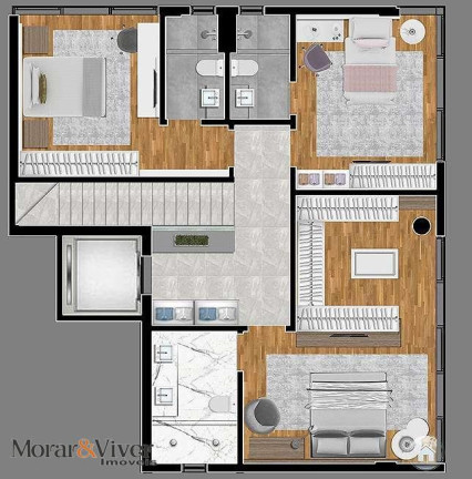 Imagem Apartamento com 3 Quartos à Venda, 206 m² em água Verde - Curitiba Imagem Apartamento com 3 Quartos à Venda, 206 m² em água Verde - Curitiba