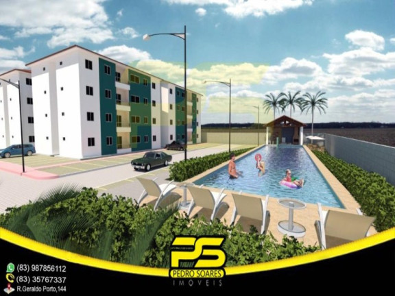 Apartamento com 2 Quartos à Venda, 48 m² em Gramame - João Pessoa