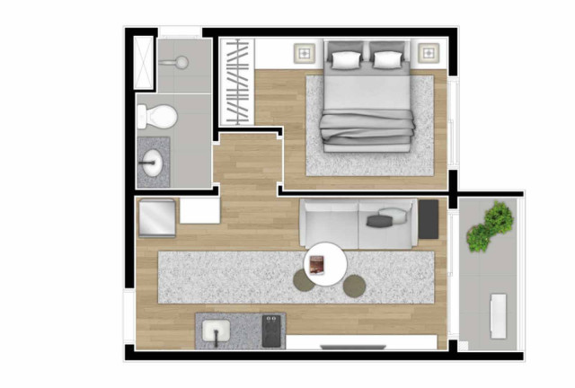 Imagem Apartamento com 1 Quarto à Venda, 46 m² em Liberdade - São Paulo Imagem Apartamento com 1 Quarto à Venda, 46 m² em Liberdade - São Paulo