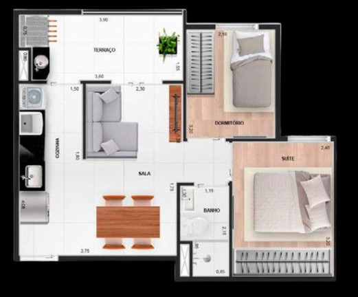 Imagem Imóvel com 3 Quartos à Venda, 69 m² em Vila Ema - São Paulo Imagem Imóvel com 3 Quartos à Venda, 69 m² em Vila Ema - São Paulo