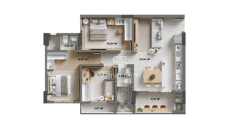 Imagem Apartamento com 3 Quartos à Venda, 84 m² em Praia Brava - Itajaí Imagem Apartamento com 3 Quartos à Venda, 84 m² em Praia Brava - Itajaí