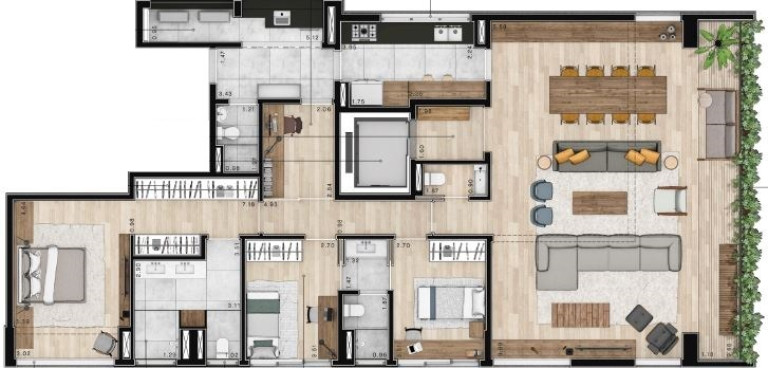 Imagem Apartamento com 3 Quartos à Venda, 196 m² em Cerqueira César - São Paulo