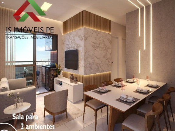 Imagem Imóvel com 3 Quartos à Venda, 61 m² em Zumbi - Recife