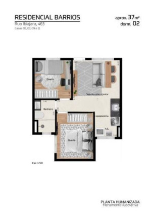 Imagem Apartamento com 2 Quartos à Venda, 36 m² em Parada Xv De Novembro - São Paulo Imagem Apartamento com 2 Quartos à Venda, 36 m² em Parada Xv De Novembro - São Paulo