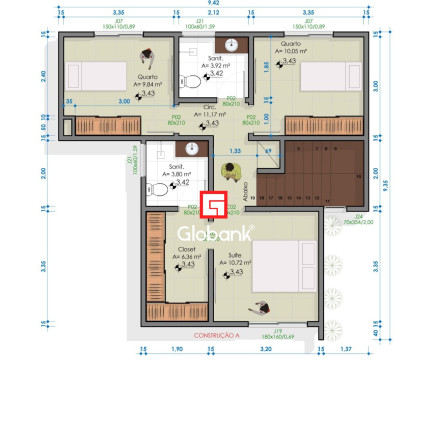 Imagem Sobrado com 3 Quartos à Venda, 165 m² em Ibituruna - Montes Claros Imagem Sobrado com 3 Quartos à Venda, 165 m² em Ibituruna - Montes Claros