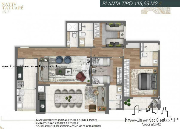 Imagem Apartamento com 3 Quartos à Venda, 115 m² em Vila Gomes Cardim - São Paulo Imagem Apartamento com 3 Quartos à Venda, 115 m² em Vila Gomes Cardim - São Paulo