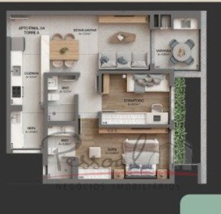 Imagem Apartamento com 2 Quartos à Venda, em Cacupé - Florianópolis Imagem Apartamento com 2 Quartos à Venda, em Cacupé - Florianópolis