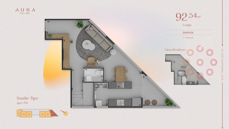 Imagem Apartamento com 2 Quartos à Venda, 77 m² em Funcionários - Belo Horizonte