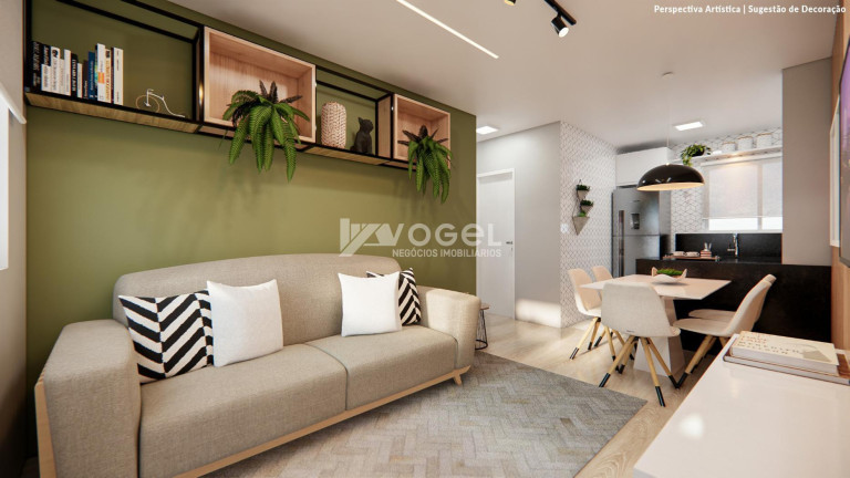 Imagem Apartamento com 2 Quartos à Venda, 48 m² em São Jorge - Novo Hamburgo Imagem Apartamento com 2 Quartos à Venda, 48 m² em São Jorge - Novo Hamburgo