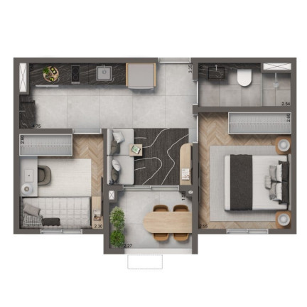 Imagem Imóvel com 2 Quartos à Venda, 38 m² em Brooklin Paulista - São Paulo Imagem Imóvel com 2 Quartos à Venda, 38 m² em Brooklin Paulista - São Paulo