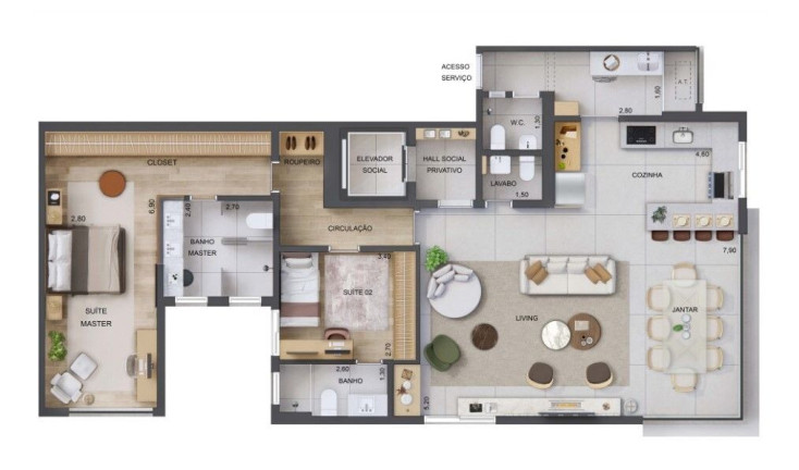 Imagem Apartamento com 3 Quartos à Venda, 96 m² em Perdizes - São Paulo Imagem Apartamento com 3 Quartos à Venda, 96 m² em Perdizes - São Paulo